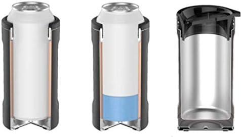 BrüMate Hopsulator Trio 3-in-1 Insulated Can Cooler for 12oz / 16oz Cans + 100% Leak Proof Tumbler with Lid | Insulated for Beer, Soda, and Energy Drinks