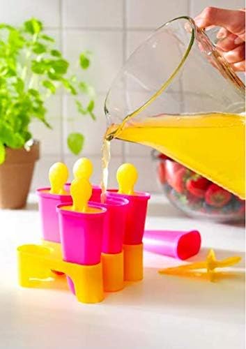 Ikea CHOSIGT Ice Lolly/Popsicle Maker Mold Assorted Colours - 2 Sets