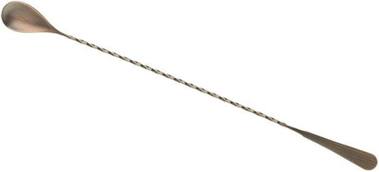 Barfly M37010ACP Bar Spoon, Japanese Style 13 3/16" (33.5 cm), Antique Copper