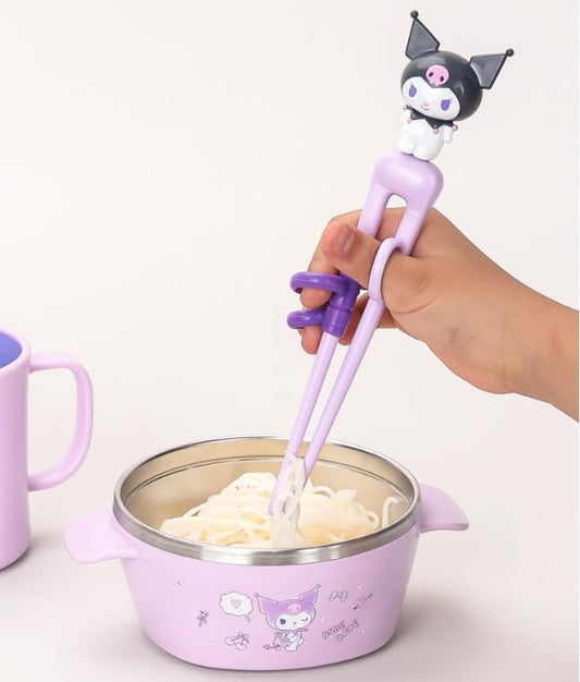 Cute Training Chopsticks For Right-Hand (Purple)