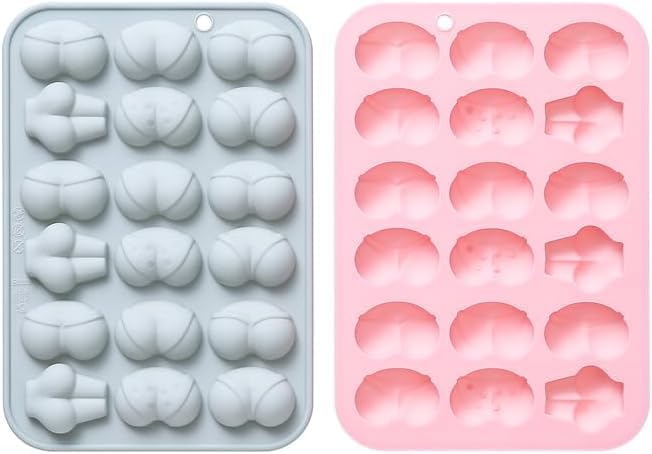 1 Pcs Funny Shape Silicone Mold for Birthday Single Party Baking Pan Handmade DIY Mousse Chocolate Fondant Soap Cake Ice Cube Mould Tool Novelty Cake Pans Set Kit H9-2