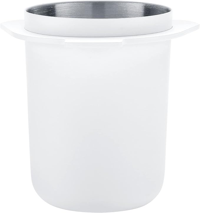 Normcore 53.3mm Portafilter Dosing Cup - 304 Stainless Steel - Non-stick coating White - Fits Breville Sage Solis Barista Express and 54mm Breville Machines