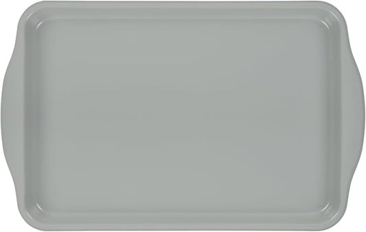13-Inch Baking Sheet Pan Non-Stick Carbon Steel Rimmed Naturally Slick Ceramic Coating Cookie Sheet Pan for Oven Roasting Meat Bread Battenberg Pastries 15.1" x 9.6"