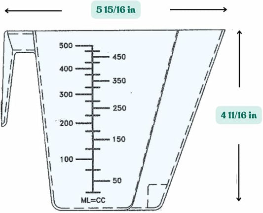 2 Cup (1 Pint | 16 Oz. | 500 mL) Scoop for Measuring Coffee, Pet Food, Grains, Protein, Spices and Other Dry Goods (Pack of 10)