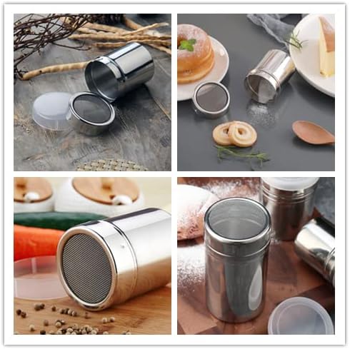 45 Coffee Stencils+2 Mesh Powder Shakers, Cake Baking Templates Coffee Decoration Stencils Coffee Art Template Coffee Mold Tool for Christmas Thanksgiving Cake Coffee Cappuccino