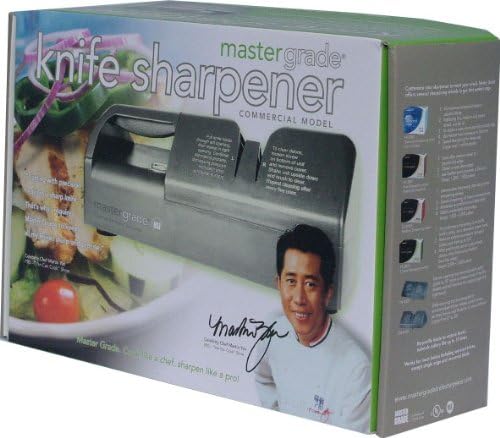 Commercial Electric Knife Sharpener with 3 Pair of Sharpening Wheel