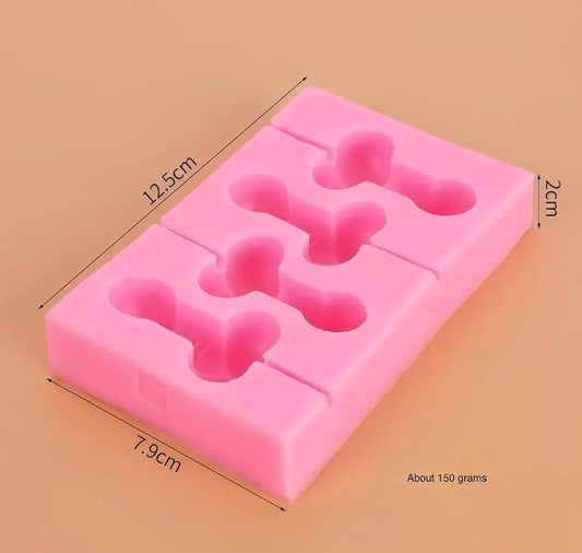 1 Pcs Funny Shape Silicone Mold for Birthday Single Party Baking Pan Handmade DIY Mousse Chocolate Fondant Soap Cake Ice Cube Mould Tool Novelty Cake Pans Set Kit H9-9