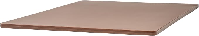 Winco 18" x 24" Brown Heavy-Duty Plastic Cutting Board (Set of 6) | Dishwasher safe, Stain resistant, Minimizes dulling, HACCP approved, Great for Charcuterie, Appetizers and Buffet Displays