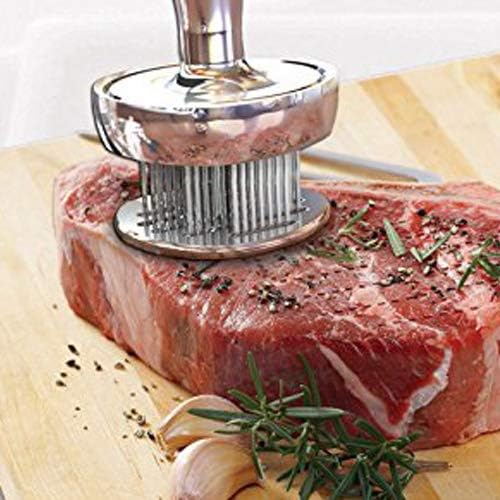 Butcher's Kitchen Impressor Meat Tenderizer and Flavor Infuser Meat Preparation Kitchen Tool