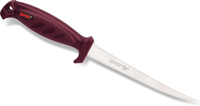 Rapala 6-Inch Fillet Knives | Fish Cleaning Knife, Razor Sharp Blade, Non-Slip Comfort Grip, Freshwater & Saltwater Fishing, Bass, Walleye, Pike and Trout