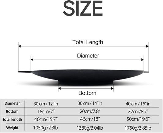 Korean BBQ 3 IH Griddle Grill Pan with Bag, Nonstick Coating, All Stove(Gas, Electric & Induction),Indoor Outdoor Griddle(16in)