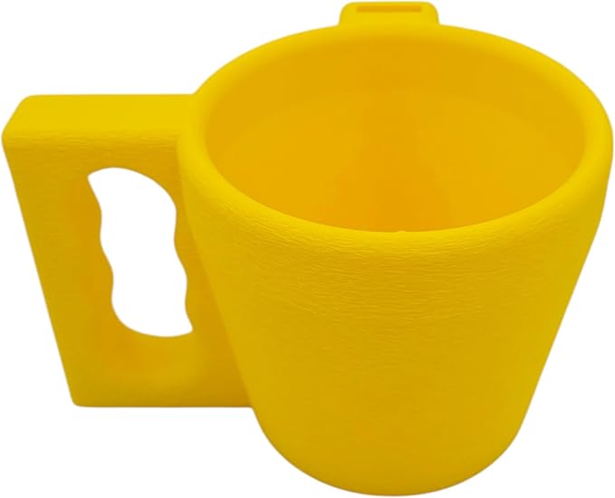 Ice Cream Pint Holder – Fits Standard Pints – Dual Spoon Sockets – Keeps Hands Warm – Fun Unique Designs with Vibrant Colors – Reusable Ice Cream Sleeve - Ramen Noodle Holder (Yellow)