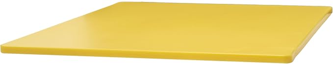 Winco 18" x 24" Yellow Heavy-Duty Plastic Cutting Board (Set of 6) | Dishwasher safe, Stain resistant, HACCP approved, Great for Charcuterie, Cheese, Appetizers and Buffet Displays