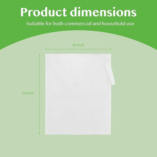 30 Pack 20x24 Inch Large Commercial Cold Brew Coffee Filter Bags for 5 Gallon Buckets & Toddy System - Heavy Duty Disposable Brewing Bags