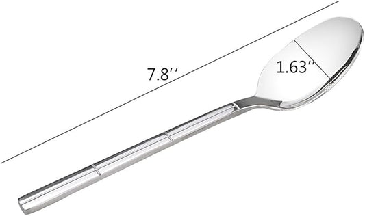 12-Piece Stainless Steel Dinner Spoons Table Spoons, 7.83-Inch
