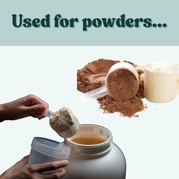 1 Cup (8 Oz. | 250 mL) Scoop for Measuring Coffee, Pet Food, Grains, Protein, Spices and Other Dry Goods (Pack of 100)