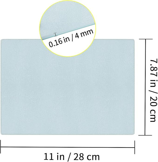 8 Pcs sublimation cutting board blanks,11 x 7.87 Inch sublimation cutting boards,Textured Sublimation Anti Slip Cutting Board Heat Scratch Resistant Blank Cutting Board