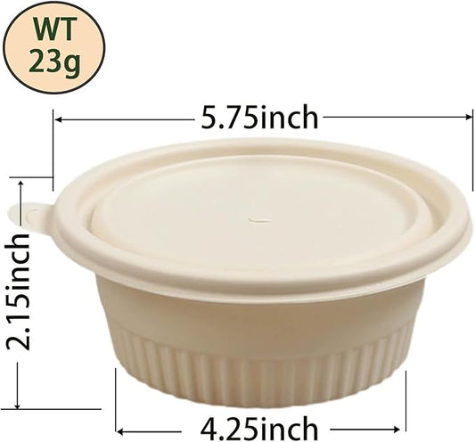 30 Pack 16 ounce Prep Meal Containers, Food Storage Boxes. Reusable Takeaway Containers, Stackable Bento Boxes. Microwave Refrigerators Are Safe.