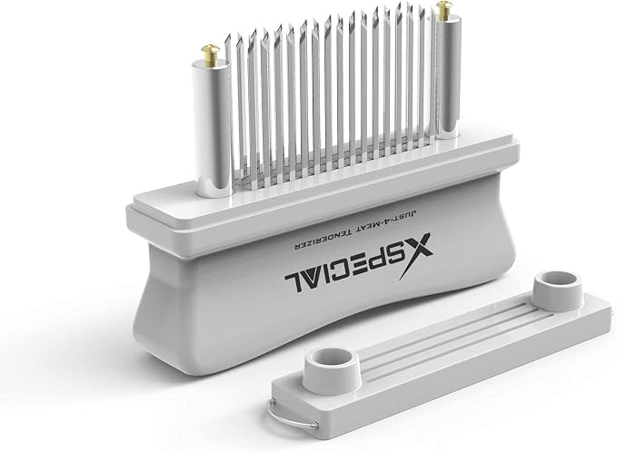KITCHEN MEAT TENDERIZER TOOL 48-Blade Stainless Steel | Kitchen Cooking Gadgets Tools with Ultra Sharp Needle That Makes Steak & Chicken Tender