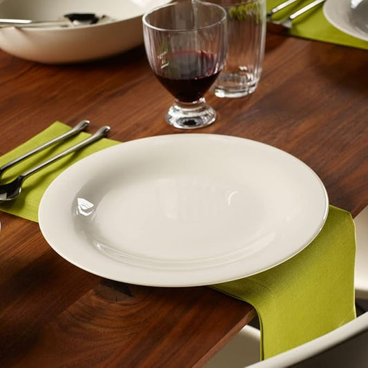 Villeroy & Boch New Cottage Basic Dinner Plate, 10.5 in, Premium Porcelain, White