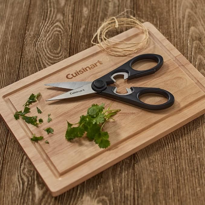 Cuisinart Shears, 8 Inch Kitchen Scissors, Black (Pack of 3)
