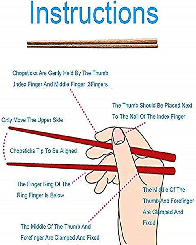 50-Pairs Wooden Chopsticks, Dishwasher Safe Chopstick,ReusableNatural Healthy, Chinese Classic Style for Kitchen, Dining Room, Gourmet, Noodles (9.8 Inch)