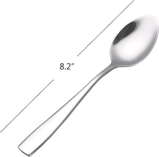 Asking 12-Piece Stainless Steel Kitchen Dinner Spoon, Cutlery Table Spoons