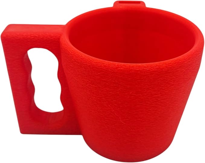 Ice Cream Pint Holder – Fits Standard Pints – Dual Spoon Sockets – Keeps Hands Warm – Fun Unique Designs with Vibrant Colors – Reusable Ice Cream Sleeve - Ramen Noodle Holder (RED)