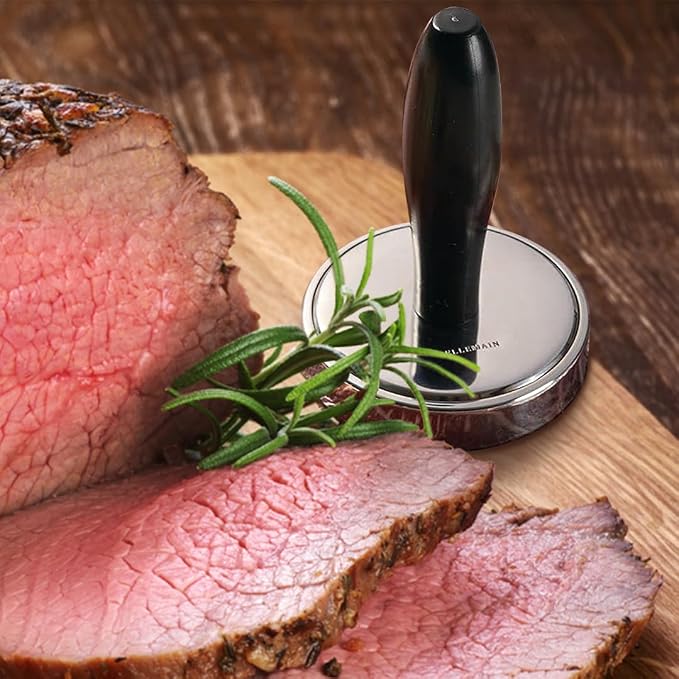 Bellemain Meat Pounder & Flattener, Stainless Steel Kitchen Mallet | easy grip meat tenderizer