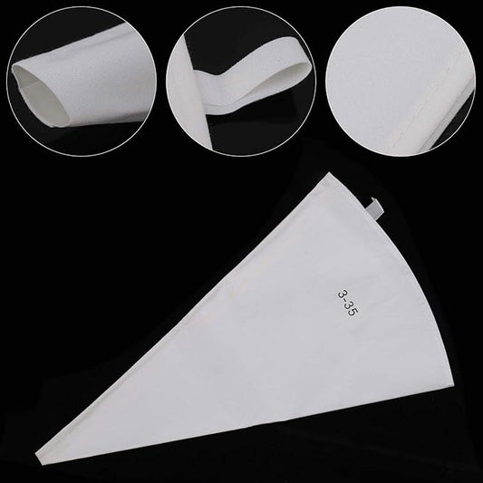 LoveBB 3 Pack Reusable Pastry Piping Bags, 14, 16, 18 Inch Canvas Cake Decorating Bags