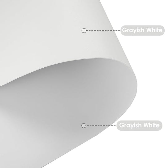 Leather Table Cover,1.8mm Thick,36x60 Inch Table Protector,Table Protector for Dining Room Table,Dining Table Cover,Dining Table Cover Protector(Grayish White+Grayish White,36x60)