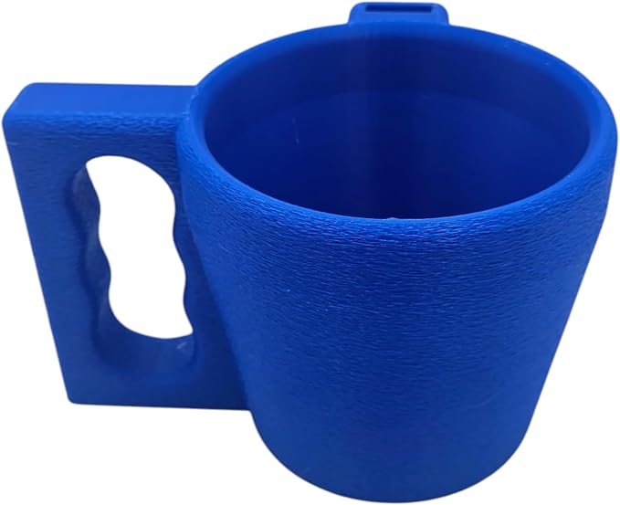 Ice Cream Pint Holder – Fits Standard Pints – Dual Spoon Sockets – Keeps Hands Warm – Fun Unique Designs with Vibrant Colors – Reusable Ice Cream Sleeve - Ramen Noodle Holder (Blue)