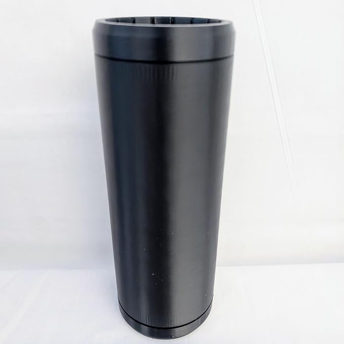Beerzooka Double Tactical Reload Can Holder, Black | Fits 2 Standard 12oz Cans, Made in USA, 3D-Printed Plastic, Bottom Load Beverage Holder, For Camping and Tailgating