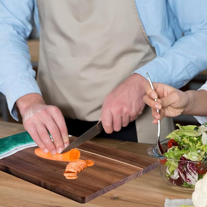 Resin Cutting Board: Ocean Charcuterie Board, Epoxy Cutting Board for kitchen, gift (green wave)