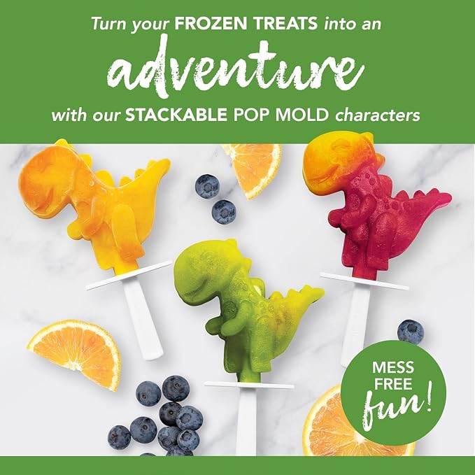 Tovolo, Molds Freezer Pop Mold Dinosaur Set Of 4