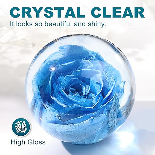 LET'S RESIN Epoxy Resin Kit,1 Gallon Bubble Free & Crystal Clear Epoxy Resin for Table Top, Casting, DIY, Art, Molds,Jewelry(Including 0.5 Gallon Resin + 0.5 Gallon Hardener)