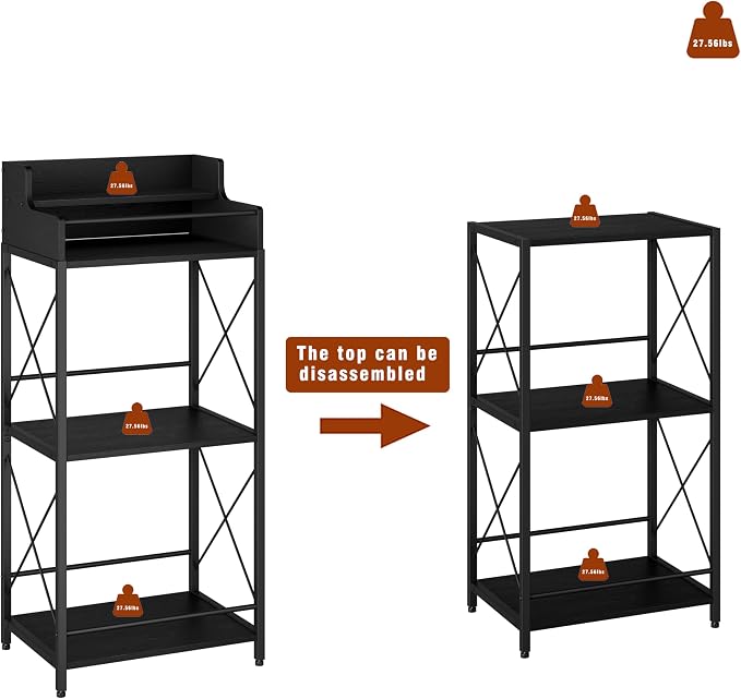 KLM Liquor Bottle Display Shelf, Liquor Cabinet bar for Home, 4 Step Liquor cabinetck, Mini bar,Liquor Cabinet, Home Retro Bar Shelf Stand for Liquor Whiskey, Spirits.(Black