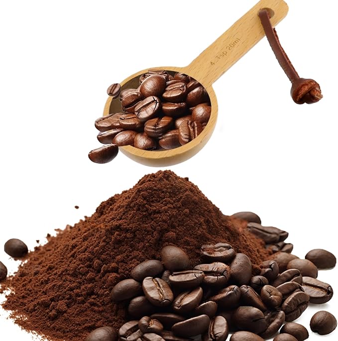 1pcs 20ml Wood Measuring Spoon and Scoop Wooden Tablespoon 20ml Measuring Scoop 4 TSP Retro Coffee Spoons for Dry Ingredients Ground Tea Spice (Wood Color, 4TSP)
