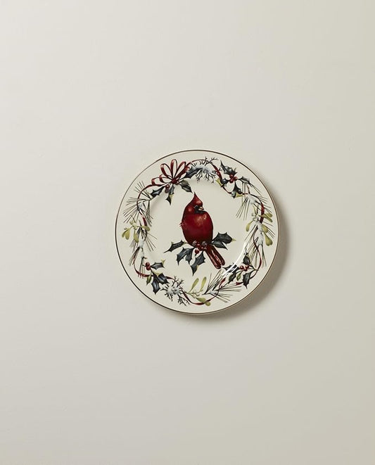 Lenox 6049753 Winter Greetings Accent Plate, Christmas Dinnerware