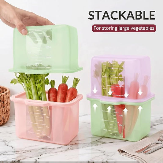 68oz Reusable Silicone Food Storage Bags with Magnetic Seal, Stand Up Freezer Bags for Meal Prep, Snacks, Sandwiches & Leftovers, Dishwasher Safe Reusable Food Storage Bag (Pink)