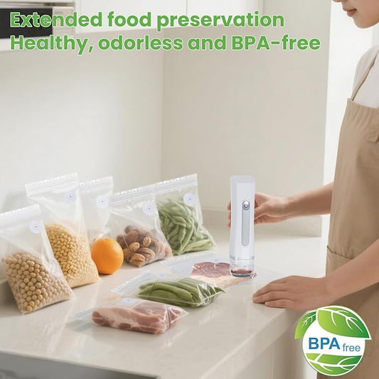 Reusable Vacuum Seal Bags for Food,Food Vacuum Sealer Bags Large Size 30 Packs