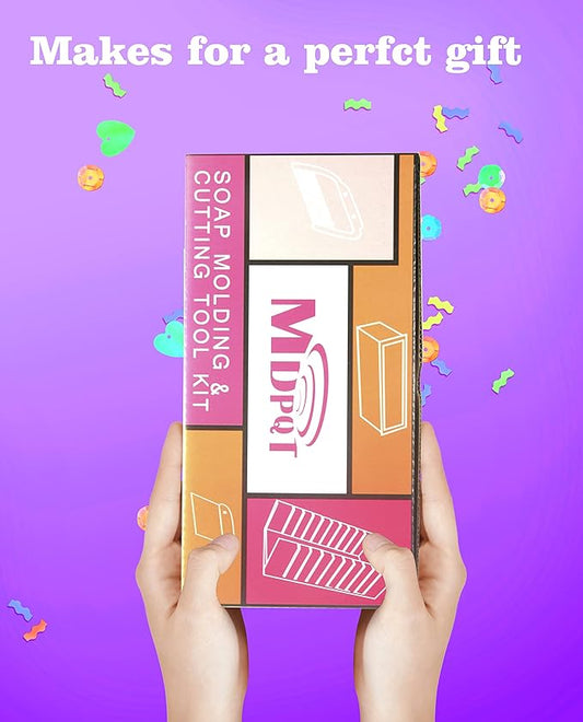 Silicone soap molds -Soap Cutting Tool Set Wooden Bamboo (2 Pcs Wooden Cover)