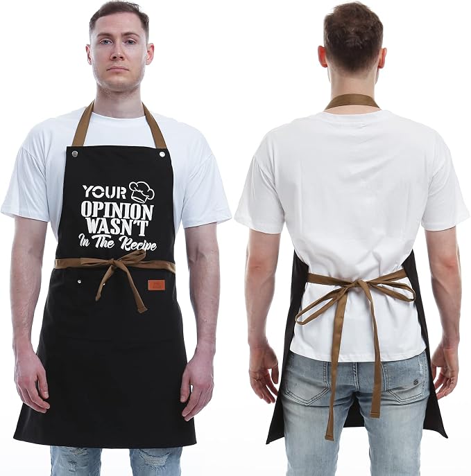 Gifts For Men, Women, Father's Day Gifts, Gifts for Dad, Husband, Boyfriend, Brother, Mom, Wife, Girlfriend, Unique Birthday Gifts, Humor Apron for friends,Bff, Kitchen Chef Aprons Baking Gifts