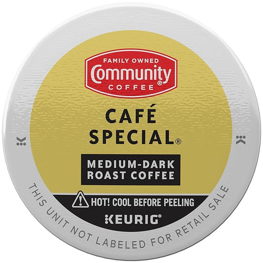Community Coffee Café Special Medium-Dark Roast Single Serve Keurig K-Cup Pods 32 ct Box