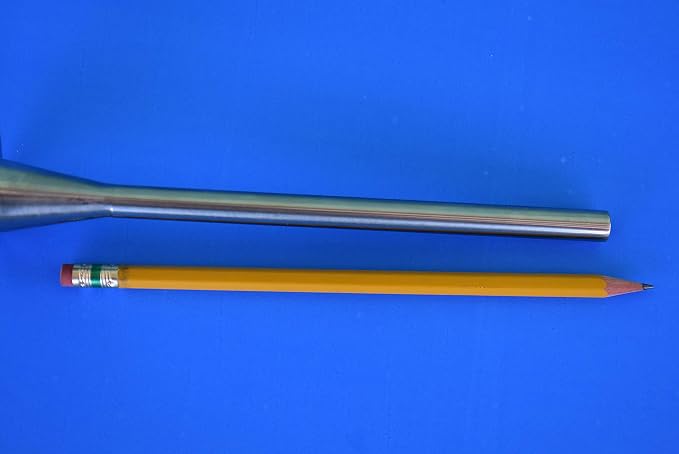 Snack stick tube funnel for Jerky Cannon Gun STAINLESS STEEL from Smokehouse Chef