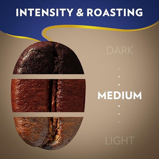 Lavazza Super Crema Whole Bean Coffee, Medium Espresso Roast, Arabica and Robusta Blend, 2.2 lb Bag (Pack of 2)