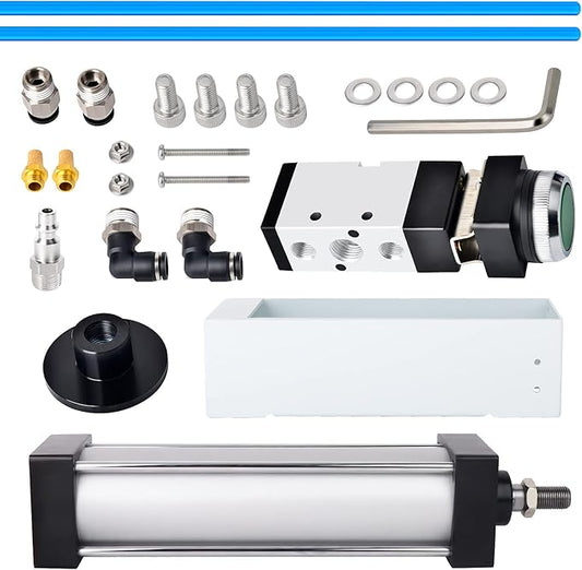 TAISHER Push Valve Aluminum Can Crusher,Eco-Friendly Recycling Tool,Heavy Duty Pneumatic Cylinder Soda Beer Can Crusher