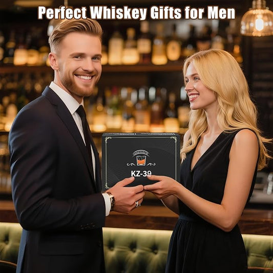 Electric Whiskey Smoker Kit, Rechargeable Cocktail Smoker Kit with 6 Wood Chips, Built-in Lighter, No Butane Needed, Old Fashioned Smoker kit,Gifts for Men, Dad, Husband (Black)