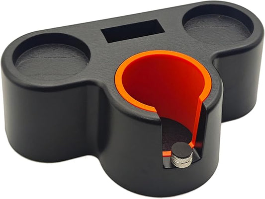 Espresso coffee Knock Box & Tamp Station, Espresso Organizer, Fit 51,53,54MM Tamper, Distributor, Portafilter & Puck Screen Accessories, Detachable Knock Box