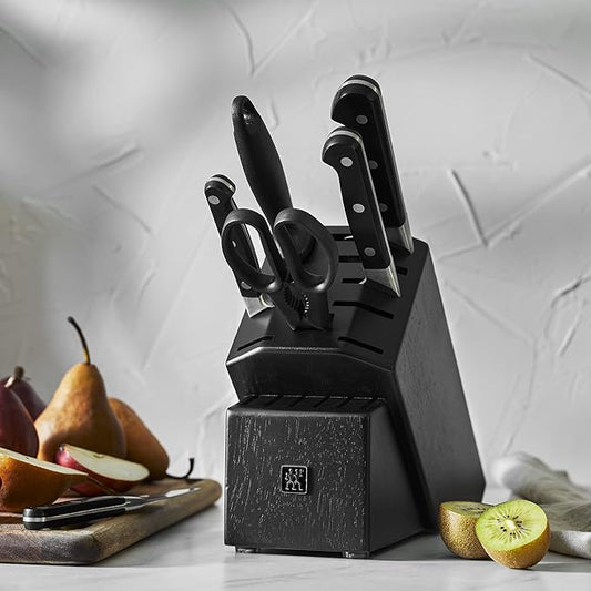 ZWILLING Pro 7-pc Knife Block Set - Black